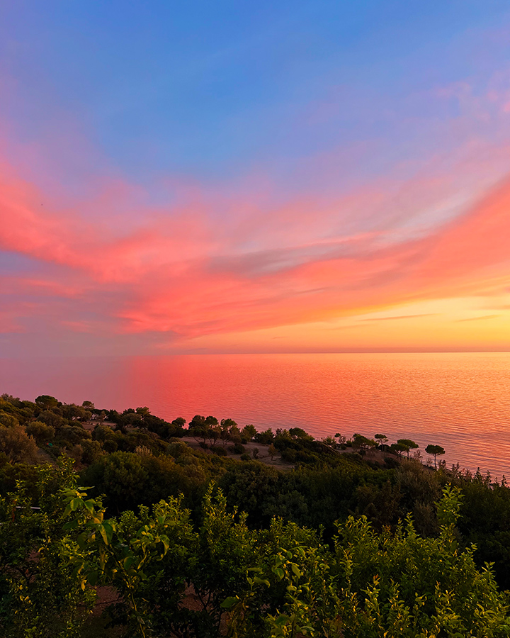 Tenuta degli Eremi tramonto