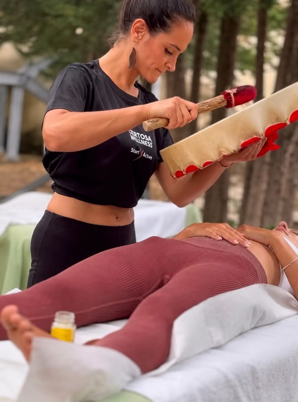 Trattamento olistico durante Certosa Wellness